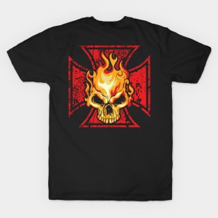 Flaming Skull T-Shirt